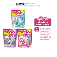 VIÊN GIẶT XẢ GEL BALL 3D TÚI 36 VIÊN