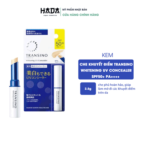 Kem Che Khuyết Điểm Transino Whitening UV Concealer SPF50+ PA++++ 2.5g