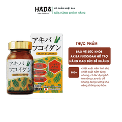 Thực phẩm bảo vệ sức khỏe Akiba Fucoidan hỗ trợ nâng cao sức đề kháng 180 viên