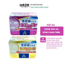 MẶT NẠ DƯỠNG ẨM DA CLEAR TURN 30 miếng