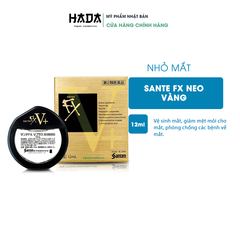 Nước nhỏ mắt Sante FX Neo 12ml màu vàng