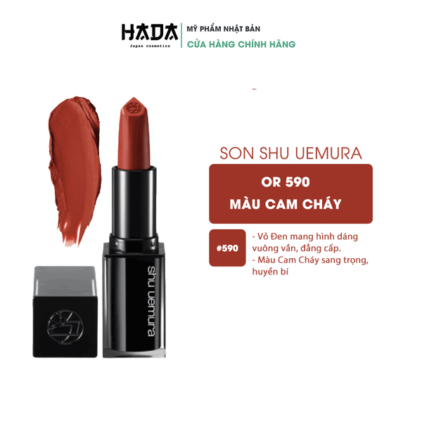 Son Shu Uemura OR 590 – Màu Cam Cháy