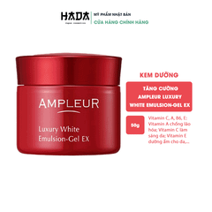 Kem dưỡng tăng cường Ampleur Luxury White Emulsion-Gel EX 50g