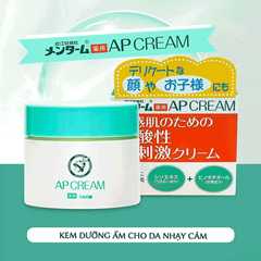 Kem dưỡng ẩm OMI MENTURM lành tính dành cho da nhạy cảm chiết xuất Lá Tía Tô và Dầu Jojoba Omi AP 90g