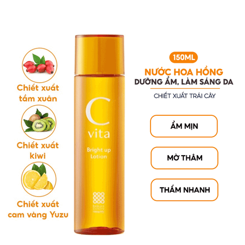 Nước Hoa Hồng Dưỡng Trắng Meishoku C Vita Bright Up Lotion