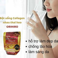 Bột Collagen nhau thai heo Orihiro 60000mg