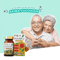Thực phẩm bảo vệ sức khỏe Akiba Fucoidan hỗ trợ nâng cao sức đề kháng 180 viên