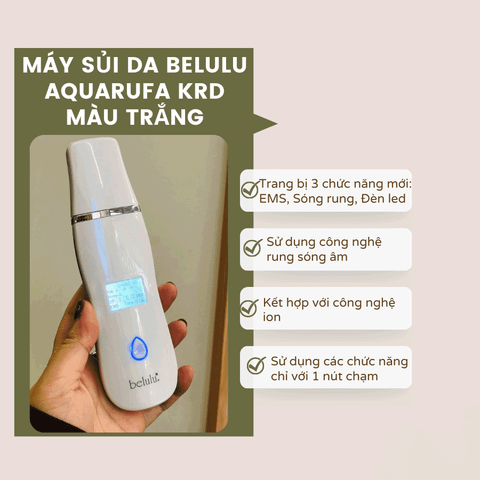 Máy sủi da Belulu Peeling Aquarufa KRD - 1027D Nhật Bản