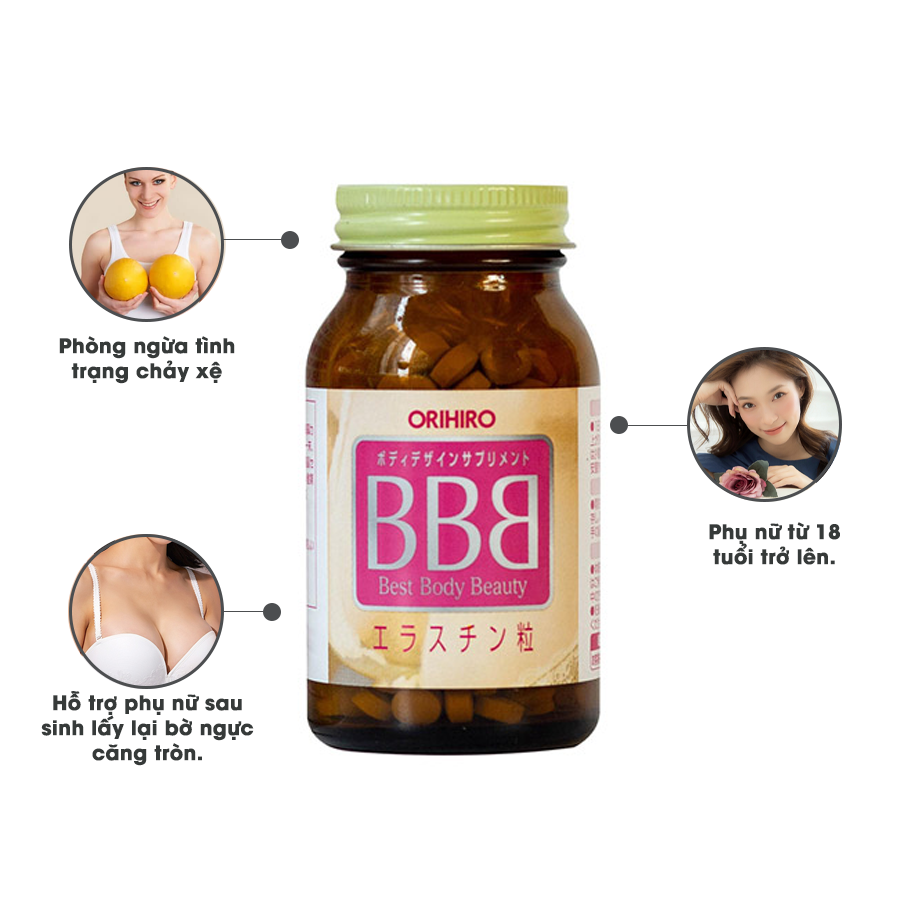 Viên uống nở ngực BBB Orihiro