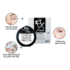 Thuốc nhỏ mắt Sante FX Neo 12ml của Nhật màu đen