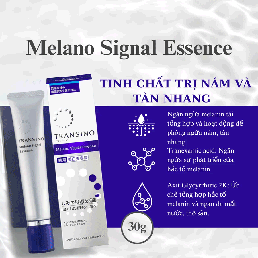 Tinh chất Transino Melano Signal Essence Trị Nám Mẫu Mới 30g, 50g