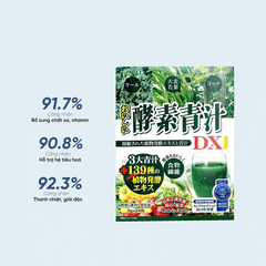 Bột lúa mạch Aaojiru Enzyme DX rau củ của Nhật hộp 24 gói