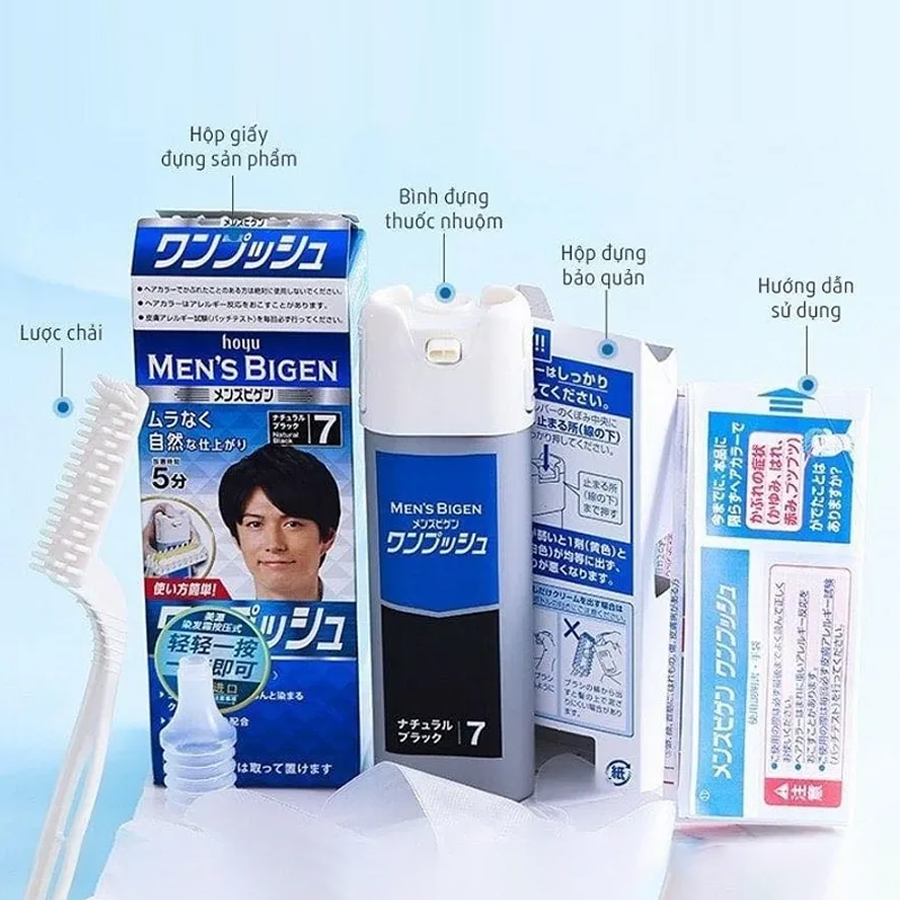 Thuốc Nhuộm Tóc Men’s Bigen Cho Nam Màu 07
