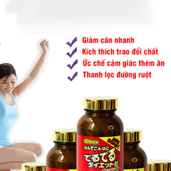 Viên Uống Giảm Cân 15kg + 25% mỡ thừa Minami Nhật Bản