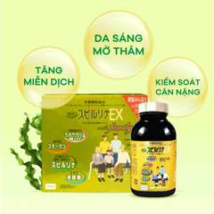Tảo Xoắn Vàng Spirulina EX Family DIC Nhật Bản 2000 viên