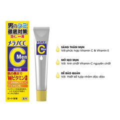 Tinh Chất Rohto Melano CC Men Trị Nám, Trắng Da 20ml