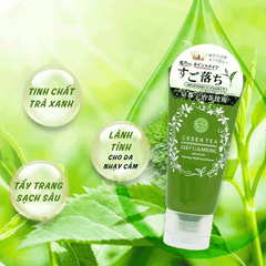 Gel tẩy trang trà xanh nhật bản santa marché green tea deep cleansing 70g