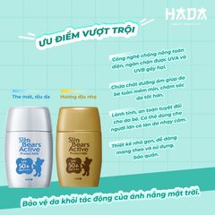 KEM CHỐNG NẮNG CHỐNG THẤM NƯỚC, LÂU TRÔI OMI SUNBEARS SPF 50+ PA++++