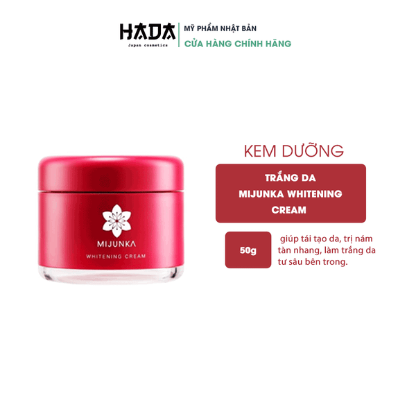 Kem dưỡng trắng da Mijunka Whitening Cream 50g