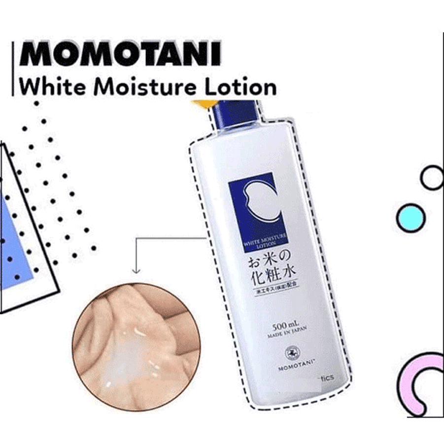 Nước Hoa Hồng Dưỡng Trắng MOMOTANI White moisture lotion 500ml