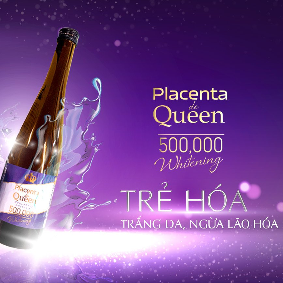 Nước uống trắng da mờ nám Placenta de Queen 500,000