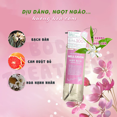 SỮA TẮM NƯỚC HOA DƯỠNG MỀM MỊN DA MELLSAVON HƯƠNG HOA CAM NGỌT NGÀO 460ML