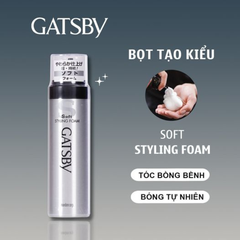 Bọt tạo kiểu tóc Gatsby Wet & Hard Styling Foam 185g