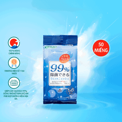 KHĂN ƯỚT KHỬ TRÙNG 99% S SELECT NHẬT BẢN