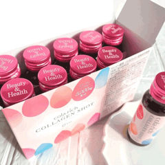 Collagen dạng nước Cola-rich Collagen Shot Q'sai Nhật Bản Hộp 10 lọ 50ML