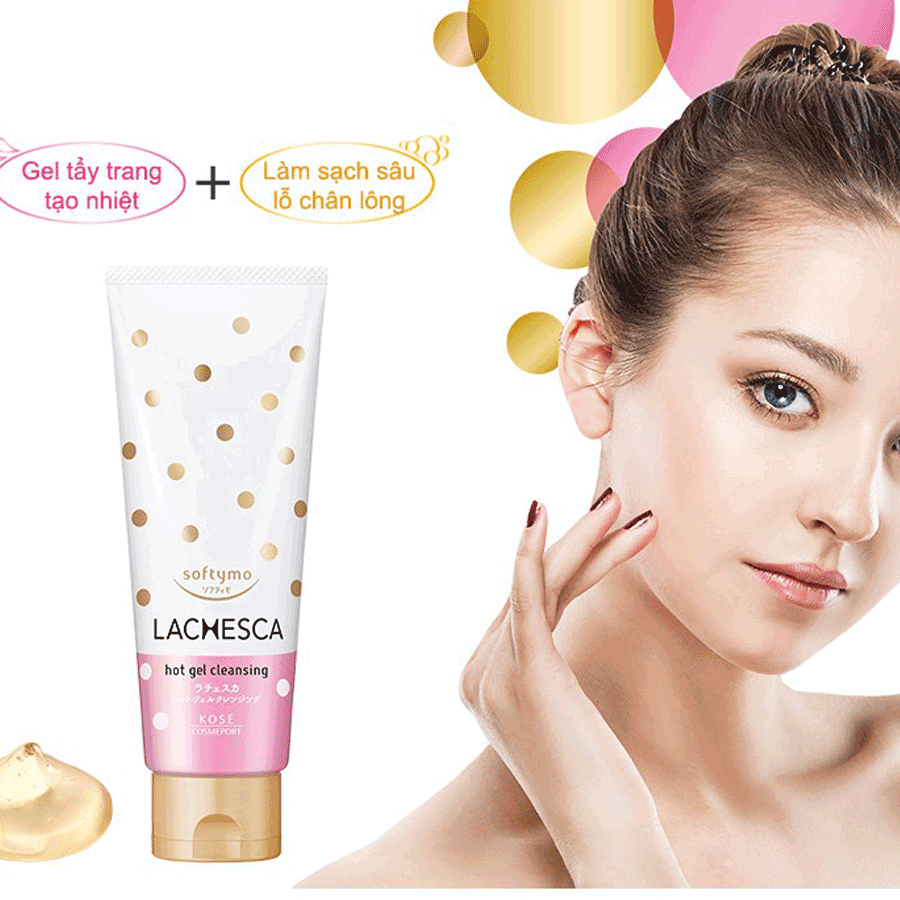Gel tẩy trang nóng làm sạch sâu LACHESCA (200g)