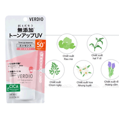 TINH CHẤT CHỐNG NẮNG NÂNG TONE SÁNG HỒNG DÀNH CHO DA NHẠY CẢM OMI VERDIO SPF50+ PA++++ 50G ( NHÃN HỒNG)