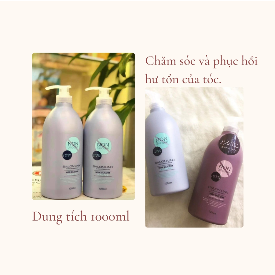 Dầu gội xả Salon Link Non-Silicon 1000ml