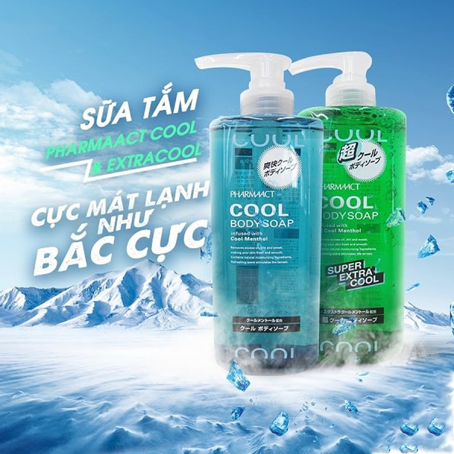 Sữa Tắm Cho Nam Cool Body Soap Pharmaact 600ml