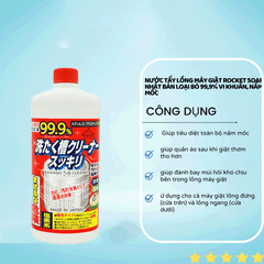 Nước tẩy lồng máy giặt Papai Nhật Bản 550g