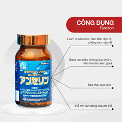 Viên Uống Hỗ Trợ Điều Trị Bệnh Gout Anserine Minami Nhật Bản 240 viên