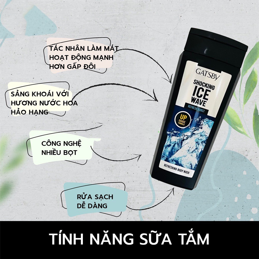 Sữa Tắm Nam Gatsby Refresh Burst 250ml