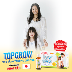 Siro Top Grow Jpanwell hỗ trợ tăng chiều cao, sức đề kháng cho trẻ em (10 chai x 30ml)