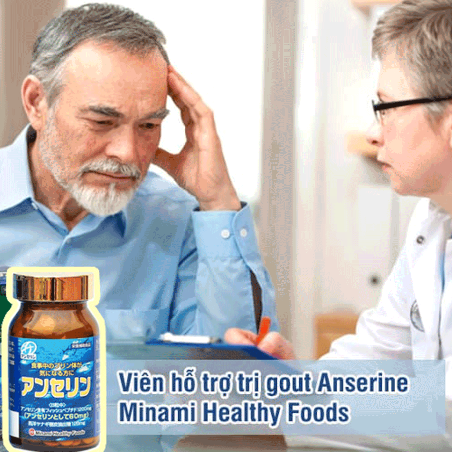 Viên Uống Hỗ Trợ Điều Trị Bệnh Gout Anserine Minami Nhật Bản 240 viên
