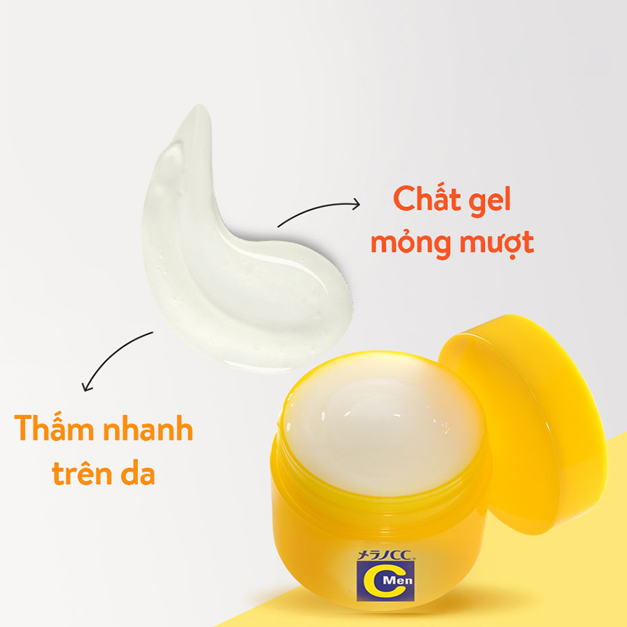 Kem Dưỡng Trắng Cho Nam Giới Rohto Melano CC Men Whitening Gel 100g
