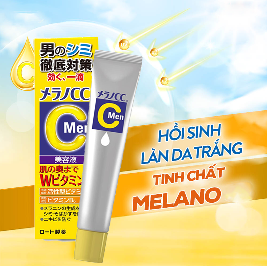Tinh Chất Rohto Melano CC Men Trị Nám, Trắng Da 20ml