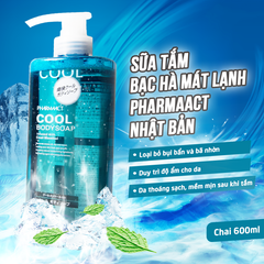 Sữa Tắm Cho Nam Cool Body Soap Pharmaact 600ml