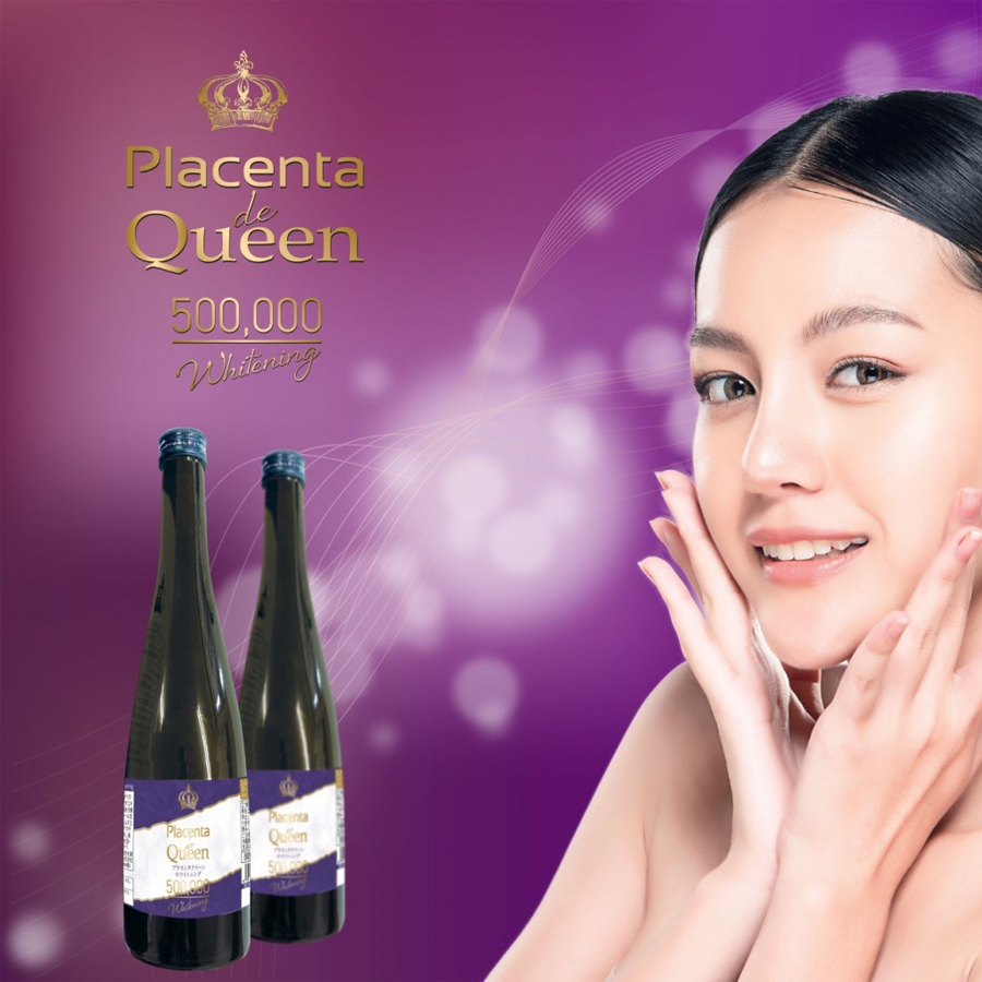 Nước uống trắng da mờ nám Placenta de Queen 500,000