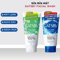 SỮA RỬA MẶT GATSBY FACIAL WASH PERFECT SCRUB 130g