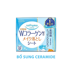 KHĂN ƯỚT TẨY TRANG SOFTYMO GÓI REFILL 52 MIẾNG