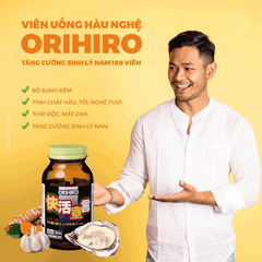 Thực phẩm chức năng tinh chất hàu tươi, tỏi, nghệ Orihiro Nhật Bản (180 viên)