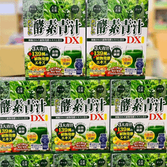 Bột lúa mạch Aaojiru Enzyme DX rau củ của Nhật hộp 24 gói