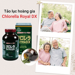 Tảo Xoắn Chlorella Royal DX Nhật Bản - Tảo Lục 1550 Viên 310g
