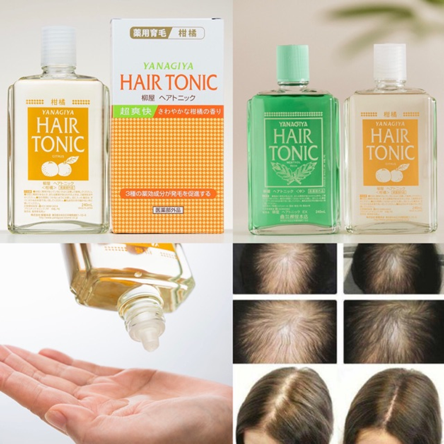 Tinh Dầu Bạc Hà Dưỡng Tóc Yanagiya Hair Tonic 240ml