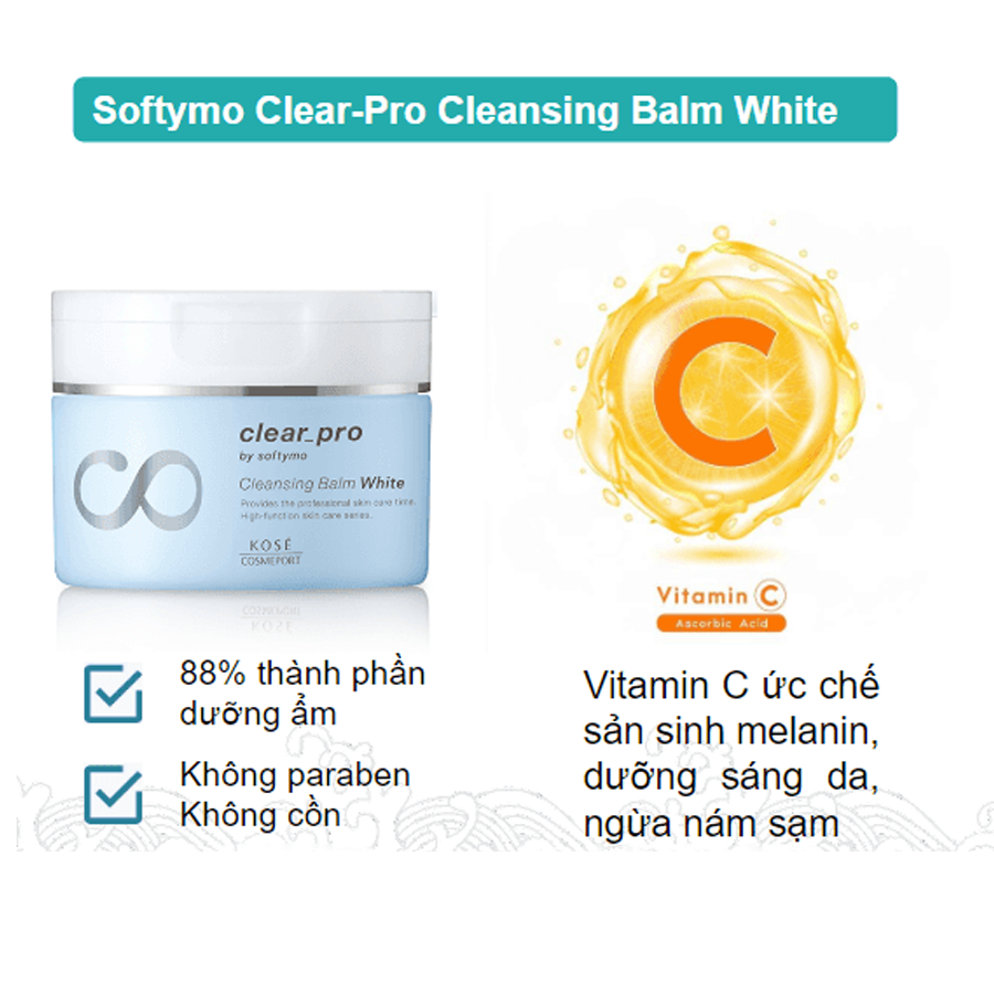 SÁP TẨY TRANG SOFTYMO KOSÉ NHẬT BẢN (90G)