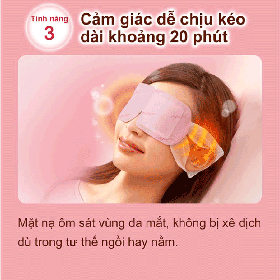 Mặt nạ xông hơi thư giãn mắt Kao MegRhythm